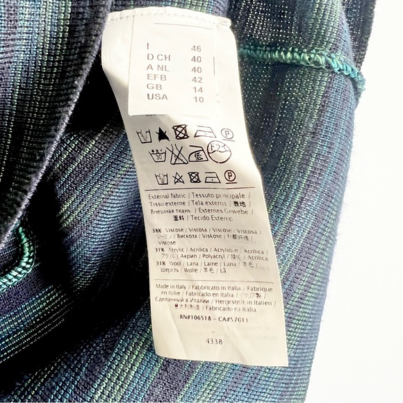 M Missoni Knit Knee Length Skirt Size EUR 46 / US 10 - Picture 8 of 8